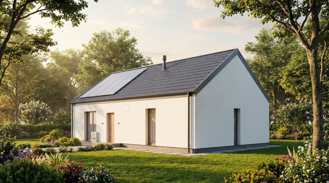 Dom prefabrykowany Parterowy 90B (HFX1043)