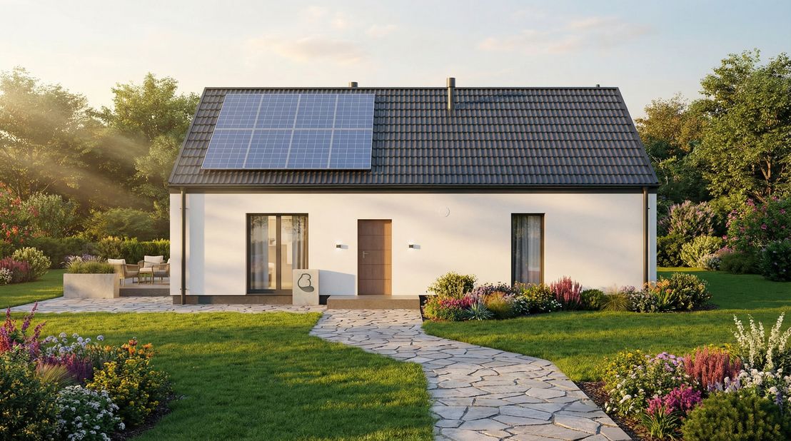 Dom prefabrykowany Parterowy 90B (HFX1043)