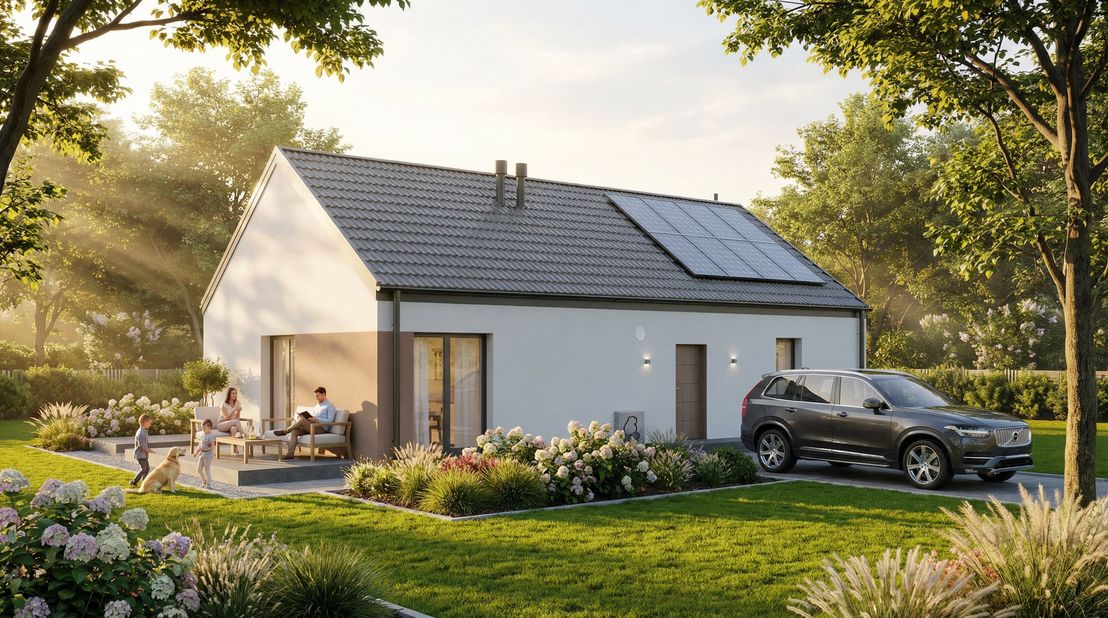 Dom prefabrykowany Parterowy 100B (HFX1044)