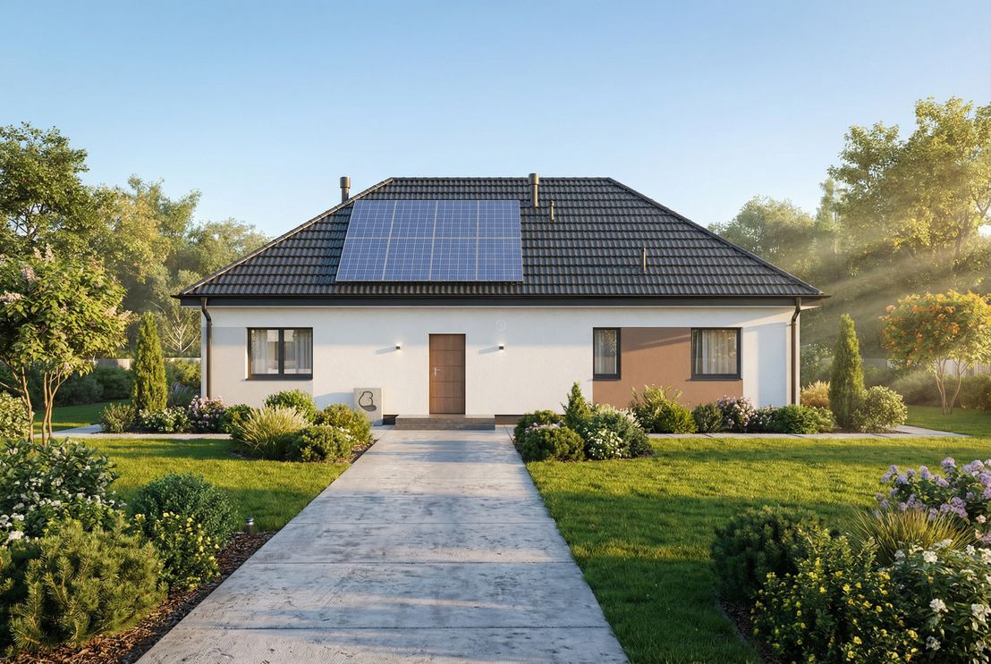 Dom prefabrykowany Parterowy 110A (HFX1045)