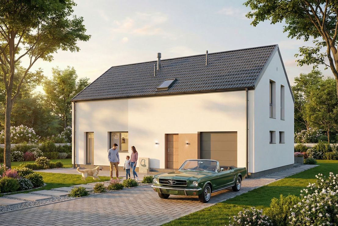 Dom prefabrykowany Stodoła 170A (HFX1049)