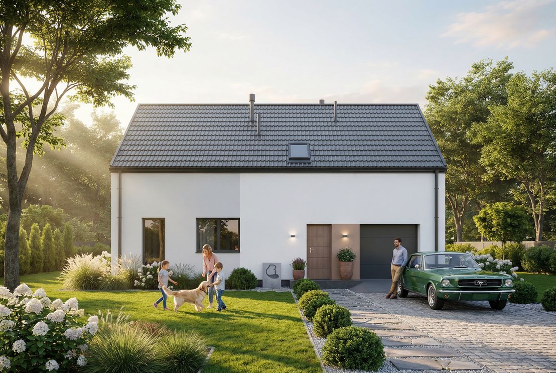 Dom prefabrykowany Stodoła 170A (HFX1049)