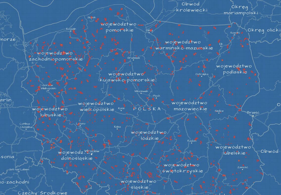 Na stronie internetowej Lasów Państwowych znajduje się interaktywna mapa obszarów objętych programem \