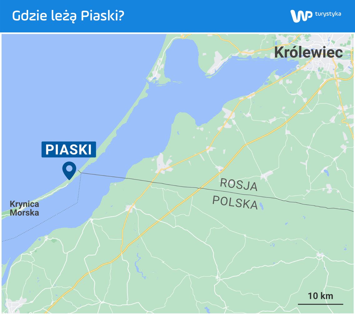 Gdzie leżą Piaski?