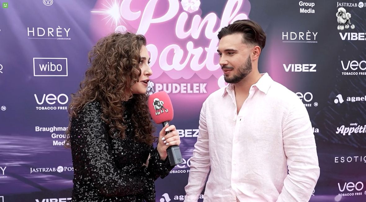Leon Myszkowski na Pudelek Pink Party