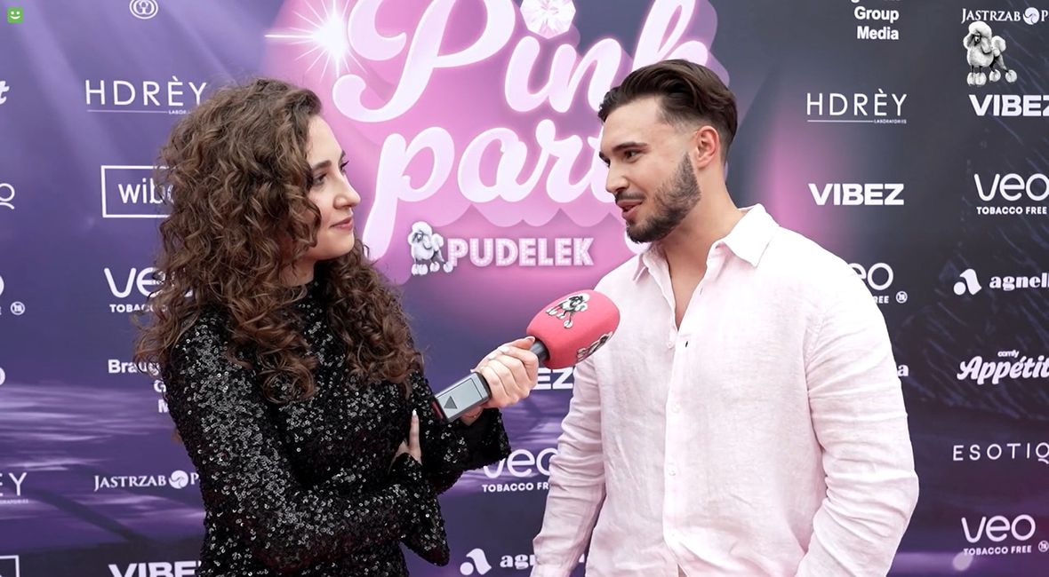 Leon Myszkowski na Pudelek Pink Party