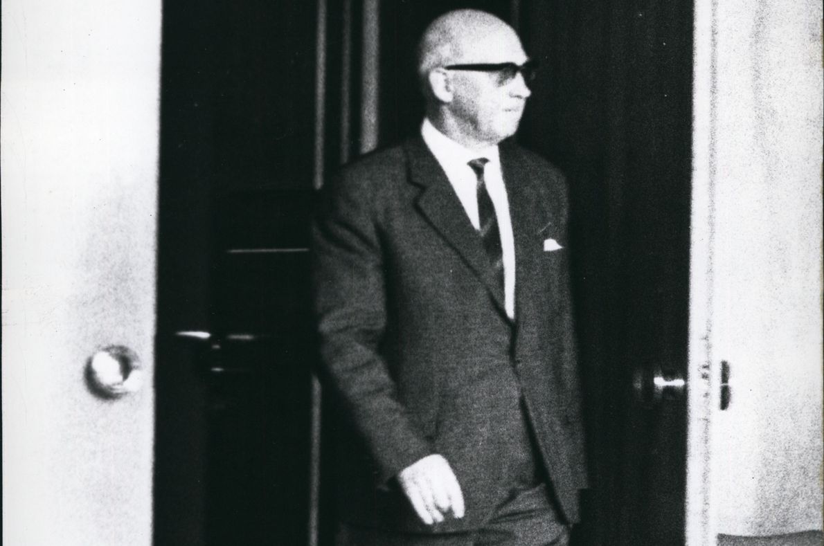 Jakob Lölgen podczas procesu w Monachium
