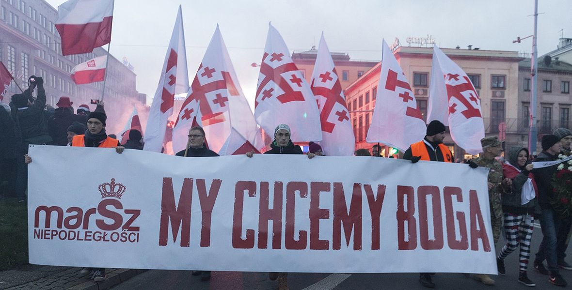 Marsz Niepodległości w Warszawie