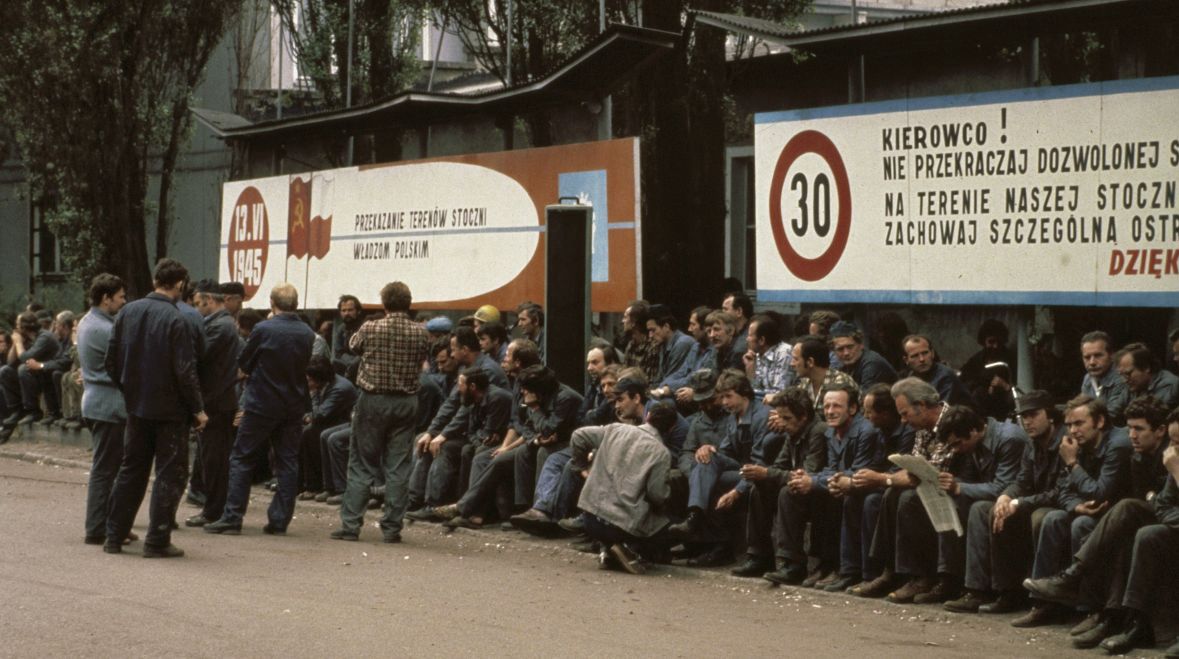Jan Kucharski: &quot;Strajk w sierpniu 1980 roku to dla mnie młodego było coś niebywałego. Jak to, kurczę, strajk? Co się stało?&quot; Zdjęcie wykonane 20 sierpnia 1980 roku