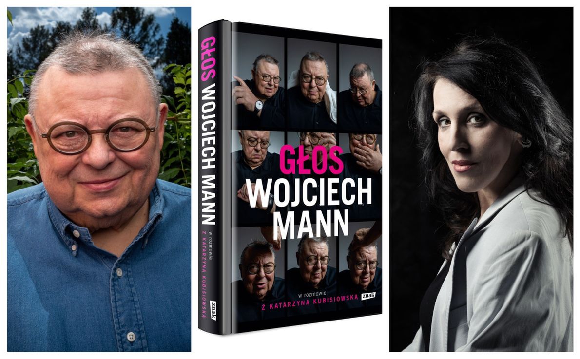 Wojciech Mann, Katarzyna Kubisiowska i okładka ich książki &quot;Głos&quot;