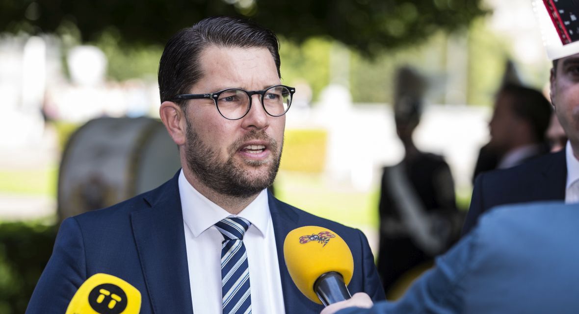 Jimmie Åkesson, lider Szwedzkich Demokratów