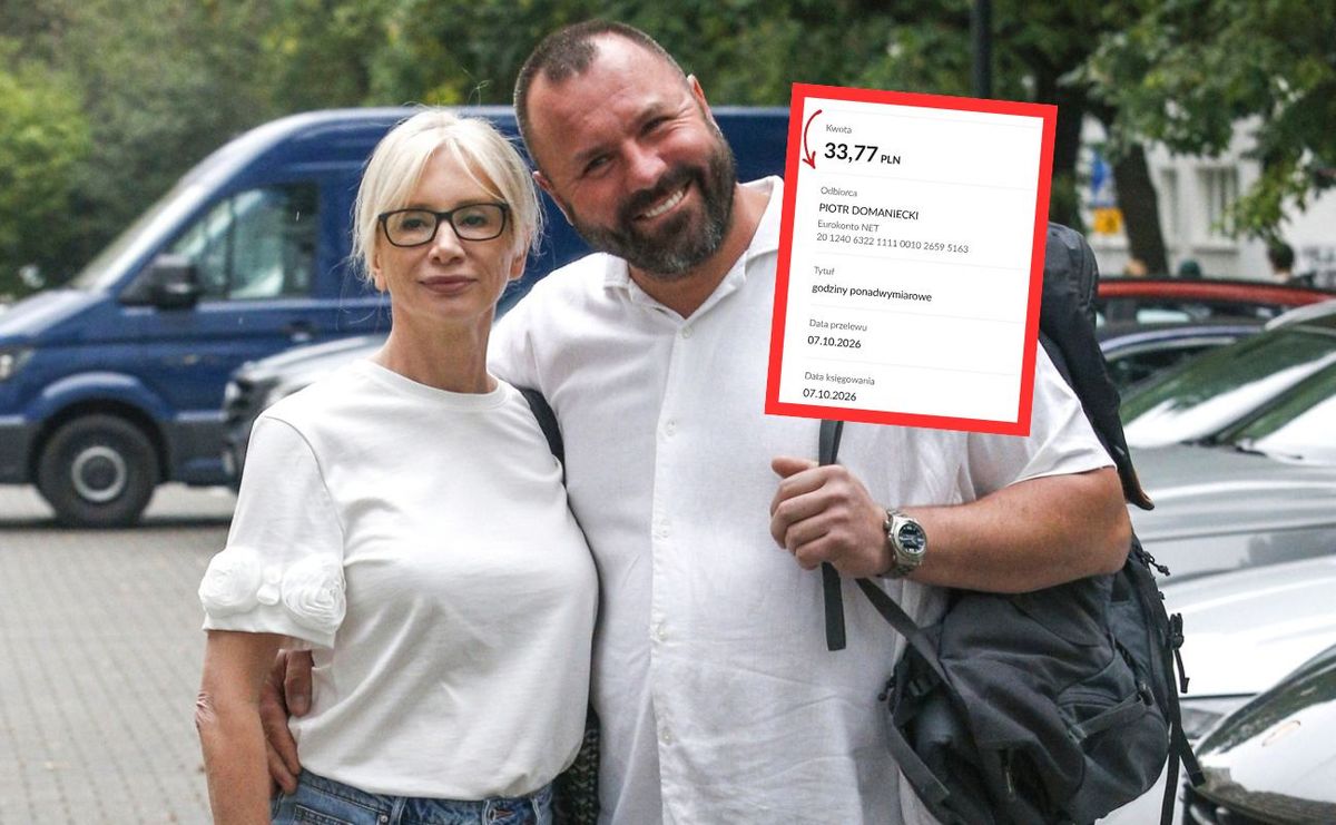 Ewa Gawryluk's husband posts proof of overtime pay from school