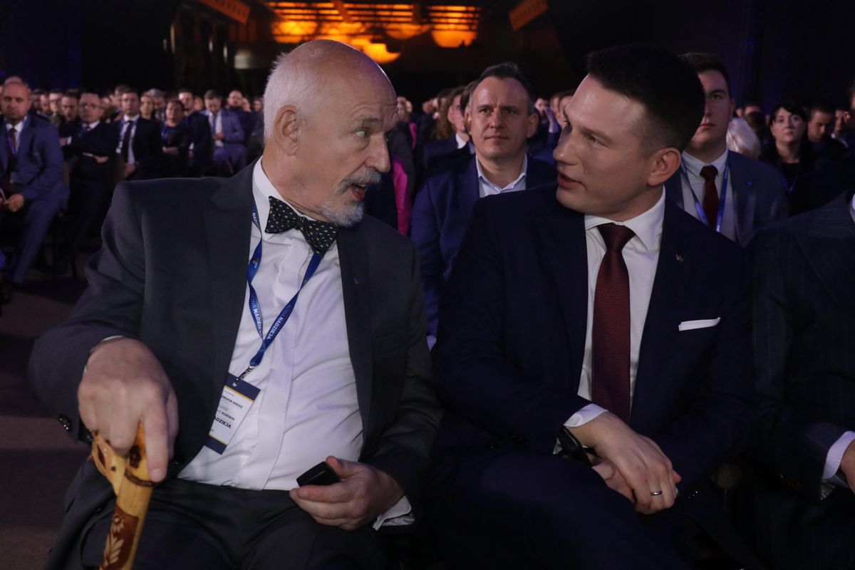 Żona na listach Konfederacji? Korwin-Mikke odpowiada- WP Wiadomosci