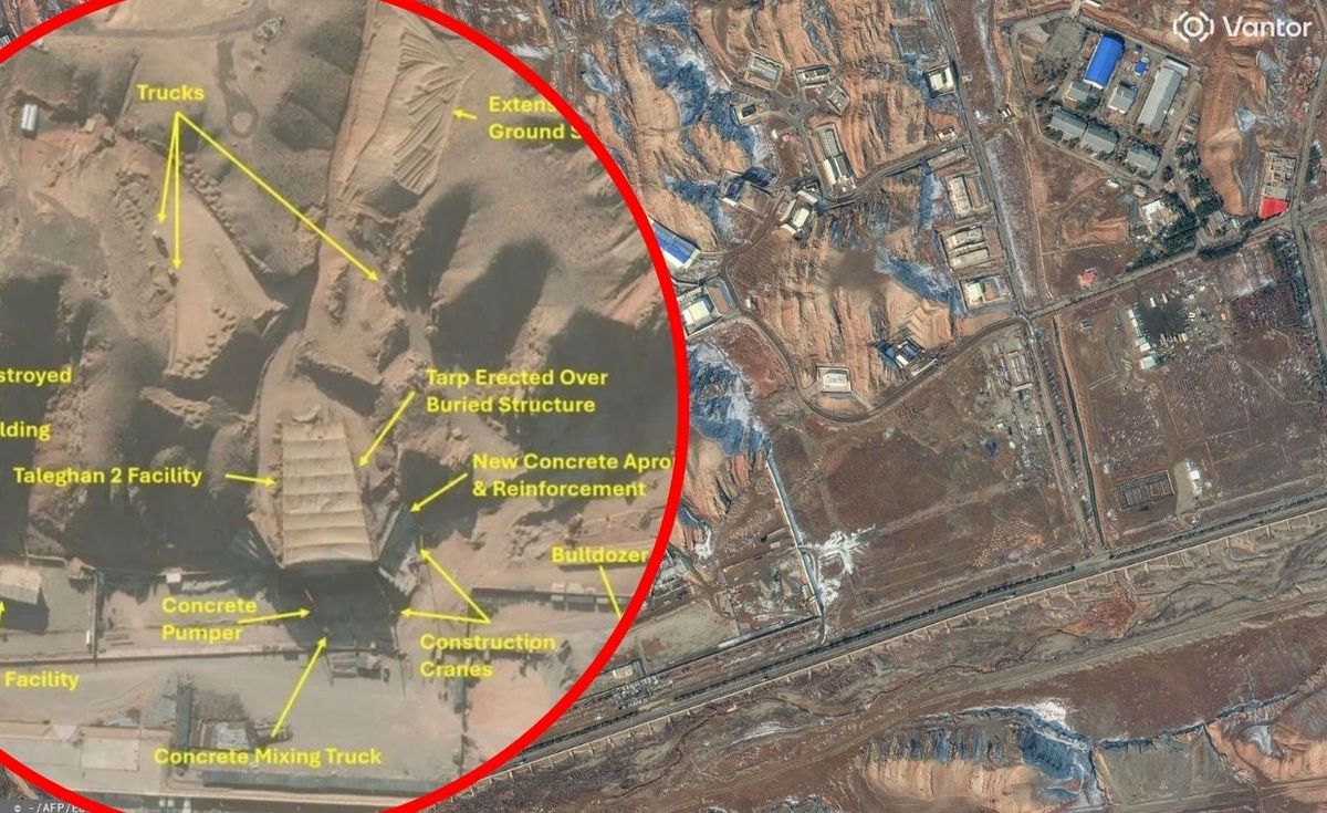 ISIS: Iran w pośpiechu odbudowuje zbombardowany ośrodek jądrowy Taleghan 2