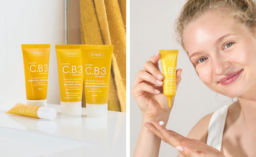 Kosmetyki Ziaja z serii Witamina C.B3 Niacynamid 