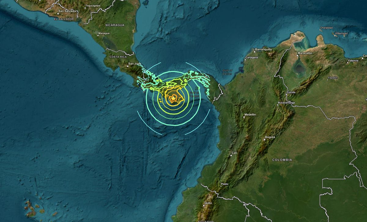Trzęsienie ziemi o magnitudzie 7,6 w Panamie, ostrzeżenie przed tsunami