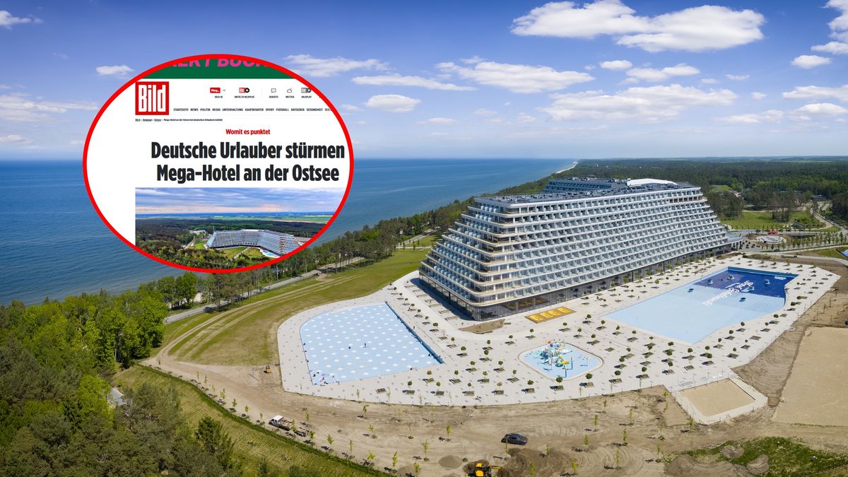 Bild chwali Hotel Gołębiewski w Pobierowie: Niemcy też go szturmują