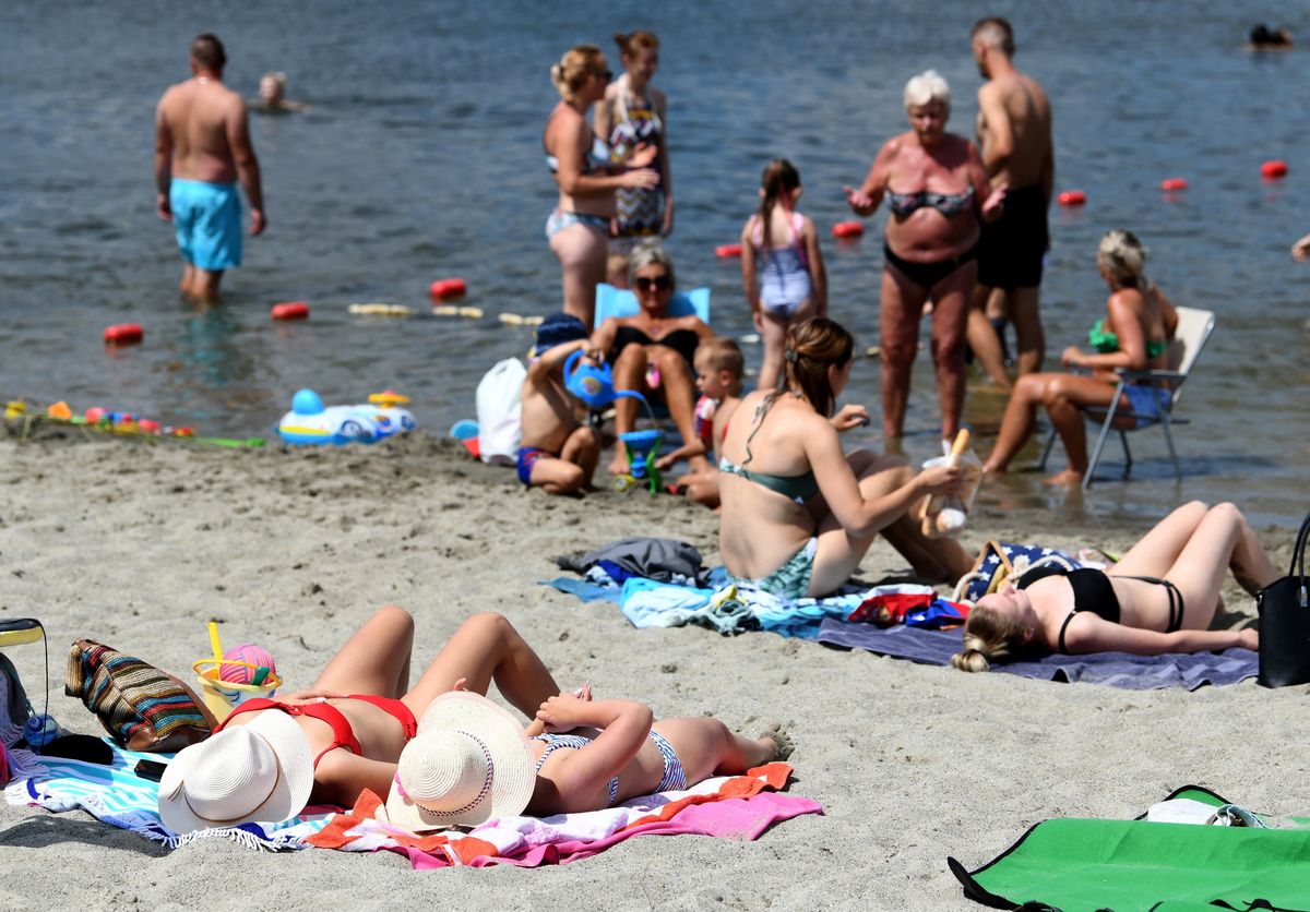 Kryspinów. Atak na plaży nudystów. Sprawca nadal poszukiwany - WP Wiadomości