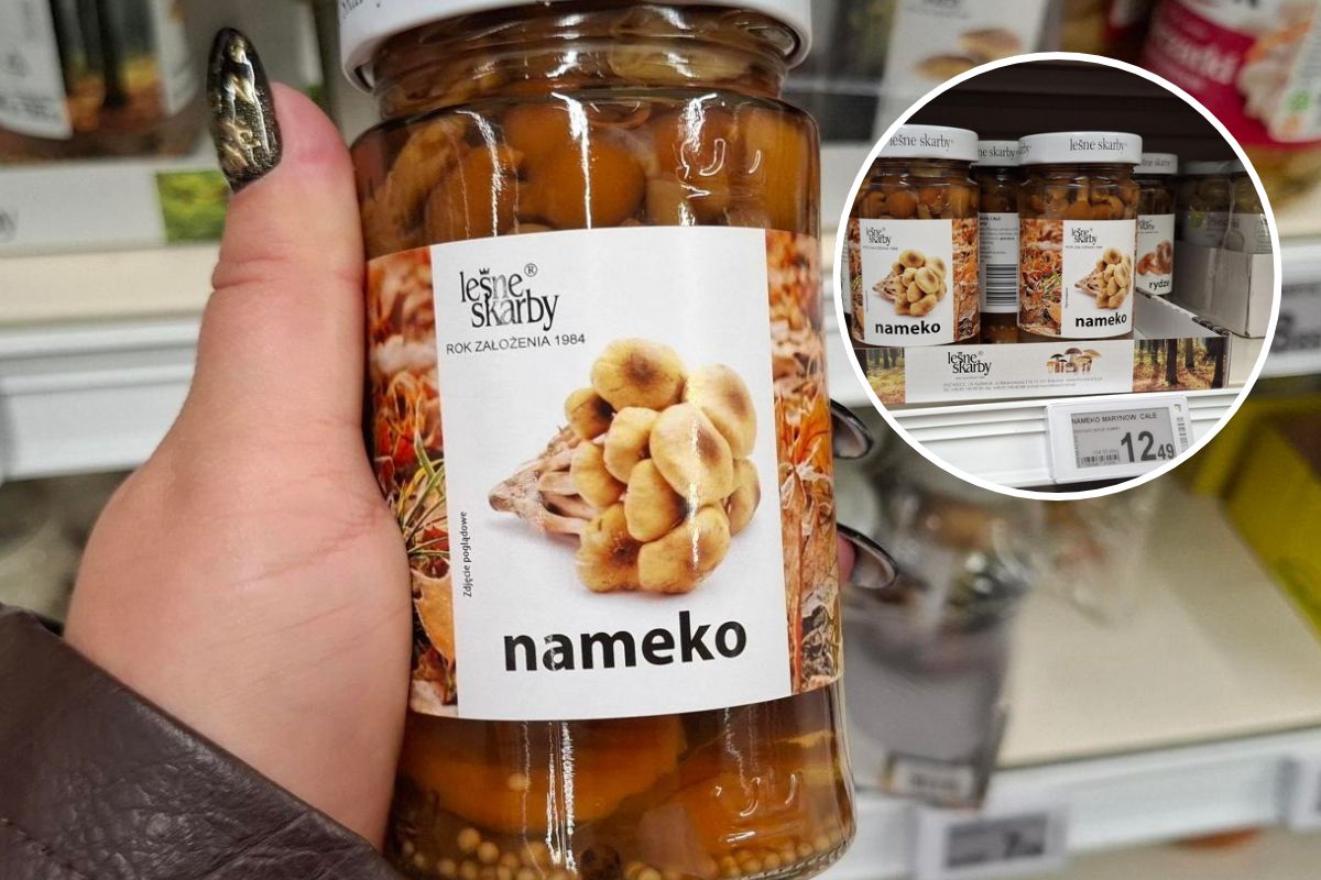 Grzyby nameko w Auchan: japoński przysmak marynowany w słoiku