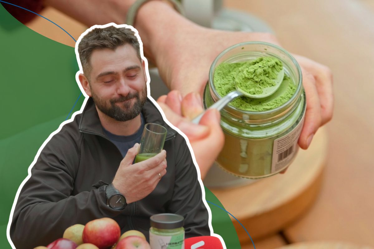Podlaska matcha z pokrzywy i poziomki powstaje pod Hajnówką