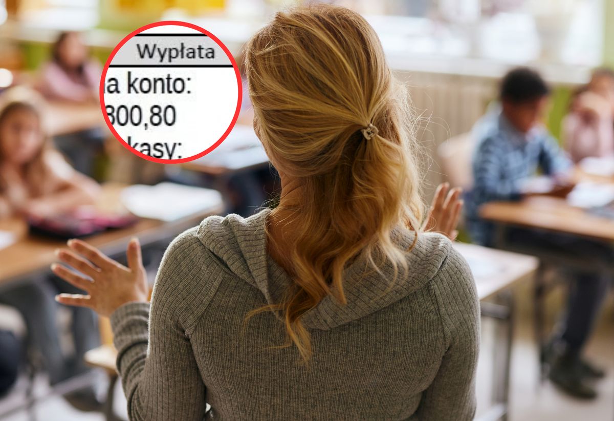 Nauczycielka pokazała pasek płacy: wrześniowa pensja wyniosła 3894 zł na rękę