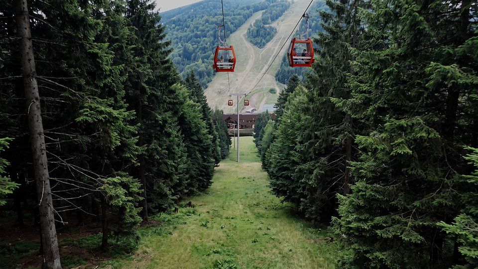 Krynica Express: new gondola railway under construction in Krynica-Zdrój