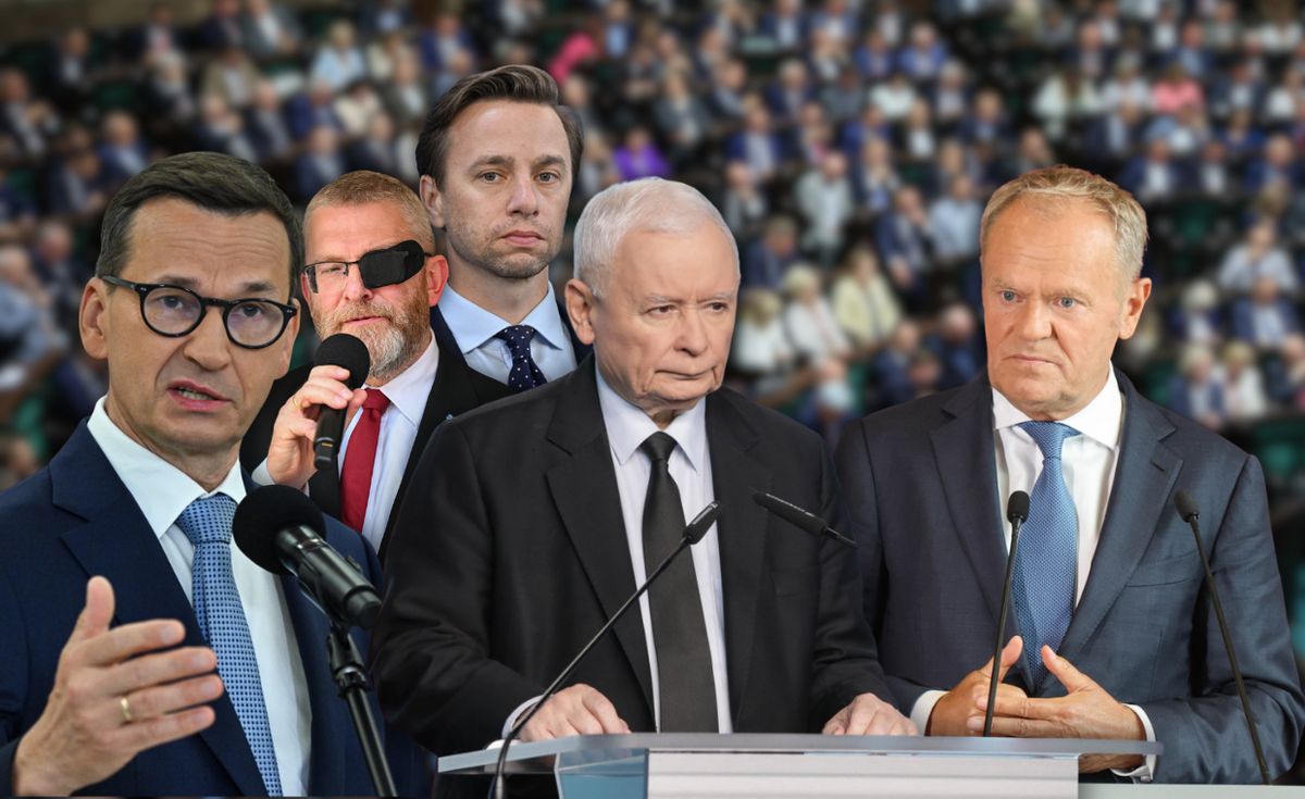 KO wygrywa sondaż, ale prawica może rządzić samodzielnie