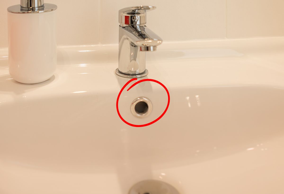 Small hole in sink protects home from flooding