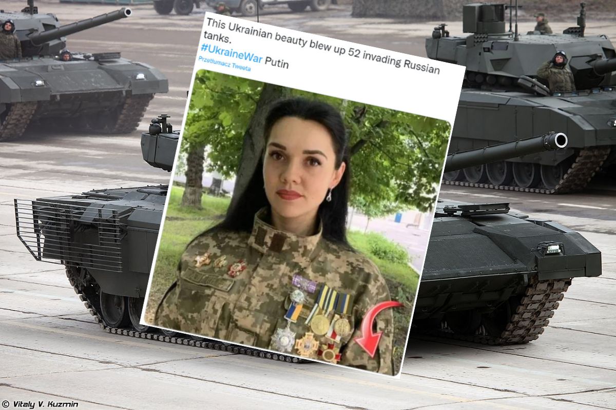 Ksiezniczka I Zolnierz Prawdziwa Historia Piękna Ukrainka zniszczyła 52 rosyjskie czołgi? Niestety, to nieprawda - o2  - Serce Internetu