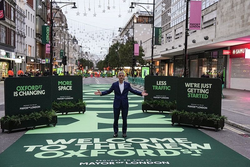 Oxford Street w Londynie zamknięta dla pojazdów od 26 października