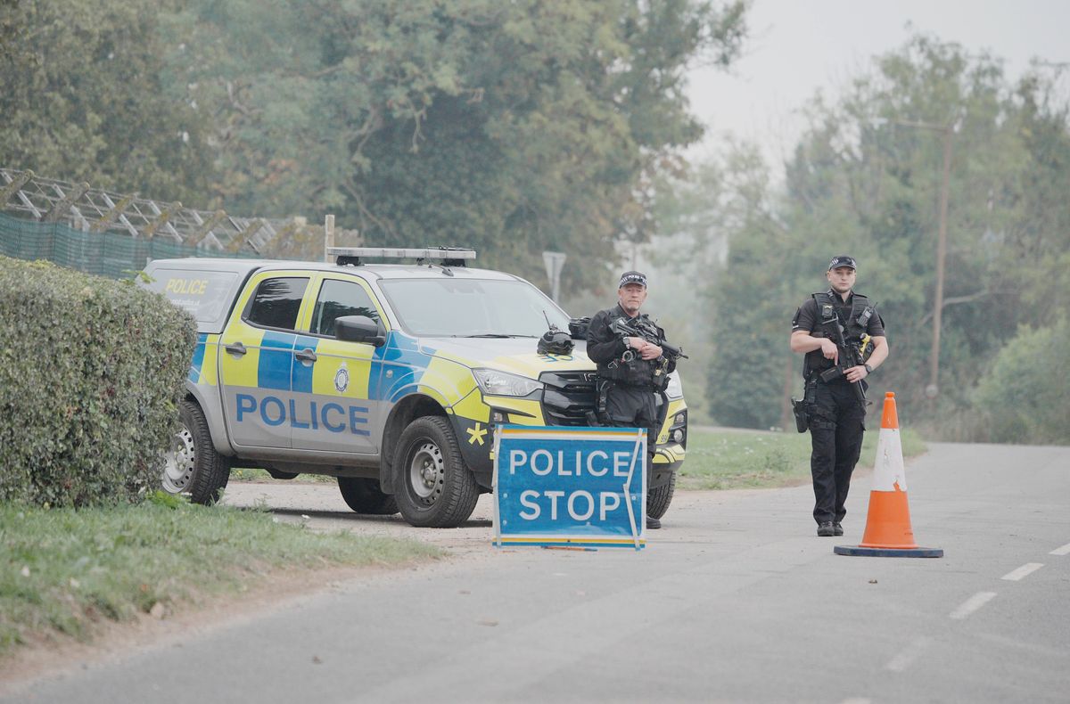 No bombs found near RAF Fairford, but police secure gasoline