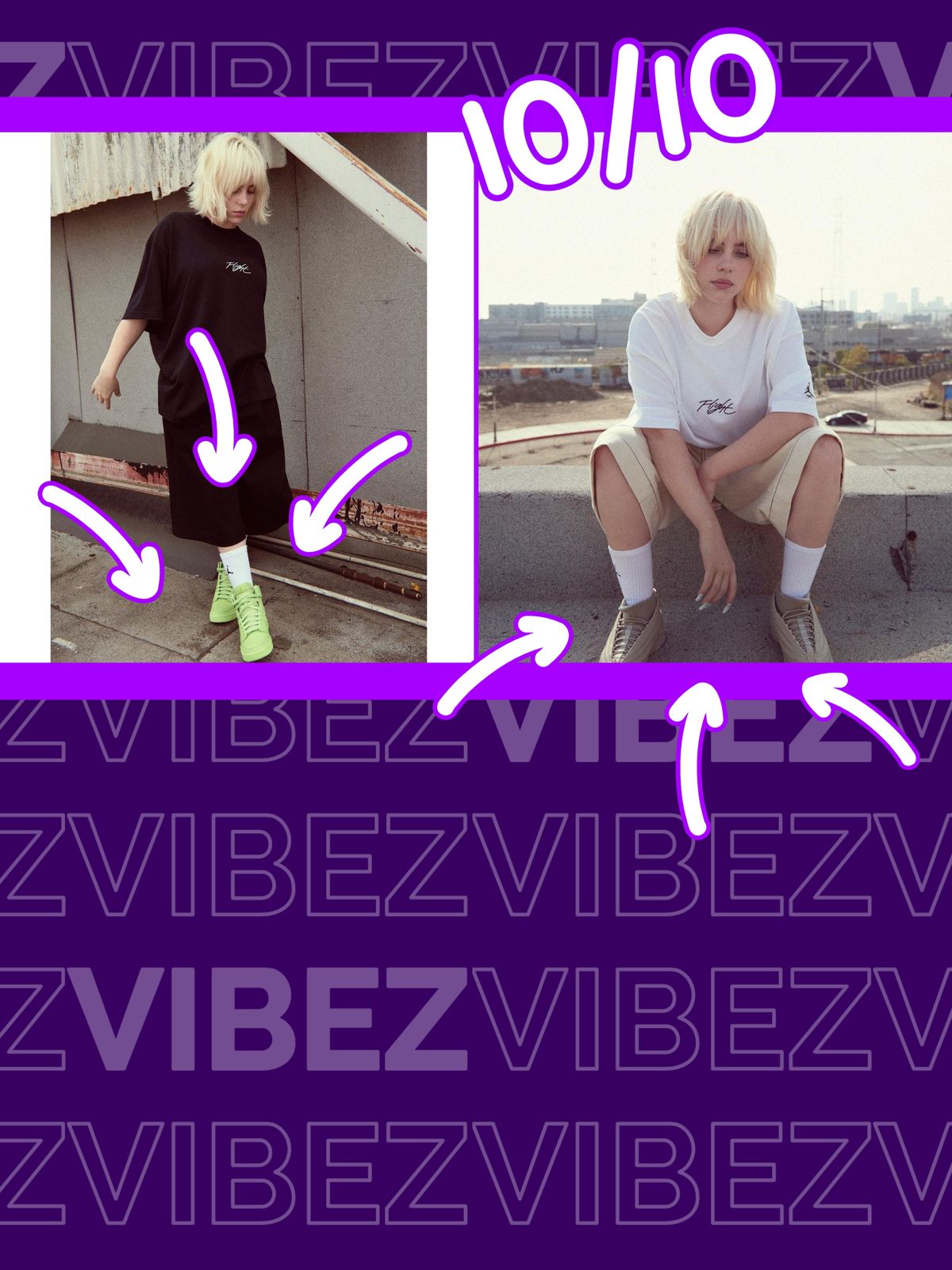 Billie Eilish wypuściła WEGAŃSKIE buty, które ŚWIECĄ w ciemnościach [OMG] -  Vibez