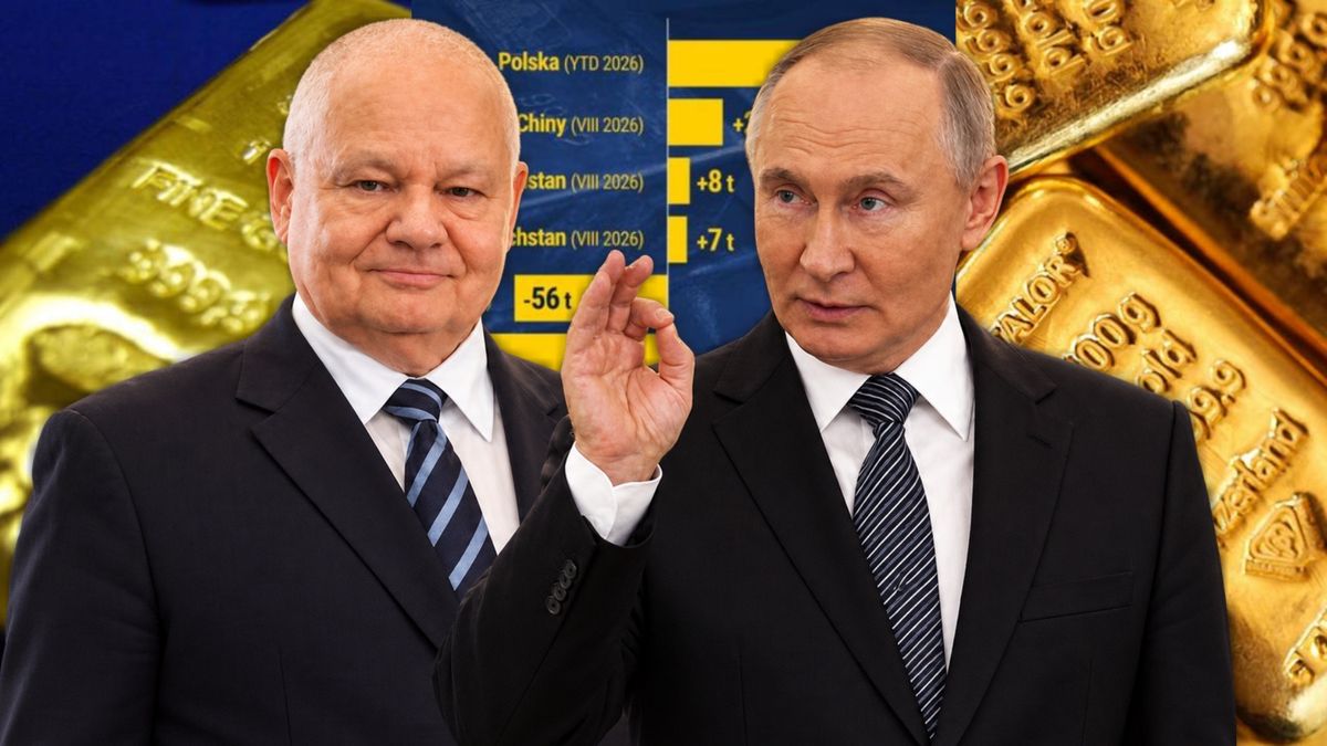 Rosja wyprzedaje złoto, Polska skupuje: dwie strategie rezerw w czasie zbrojenia