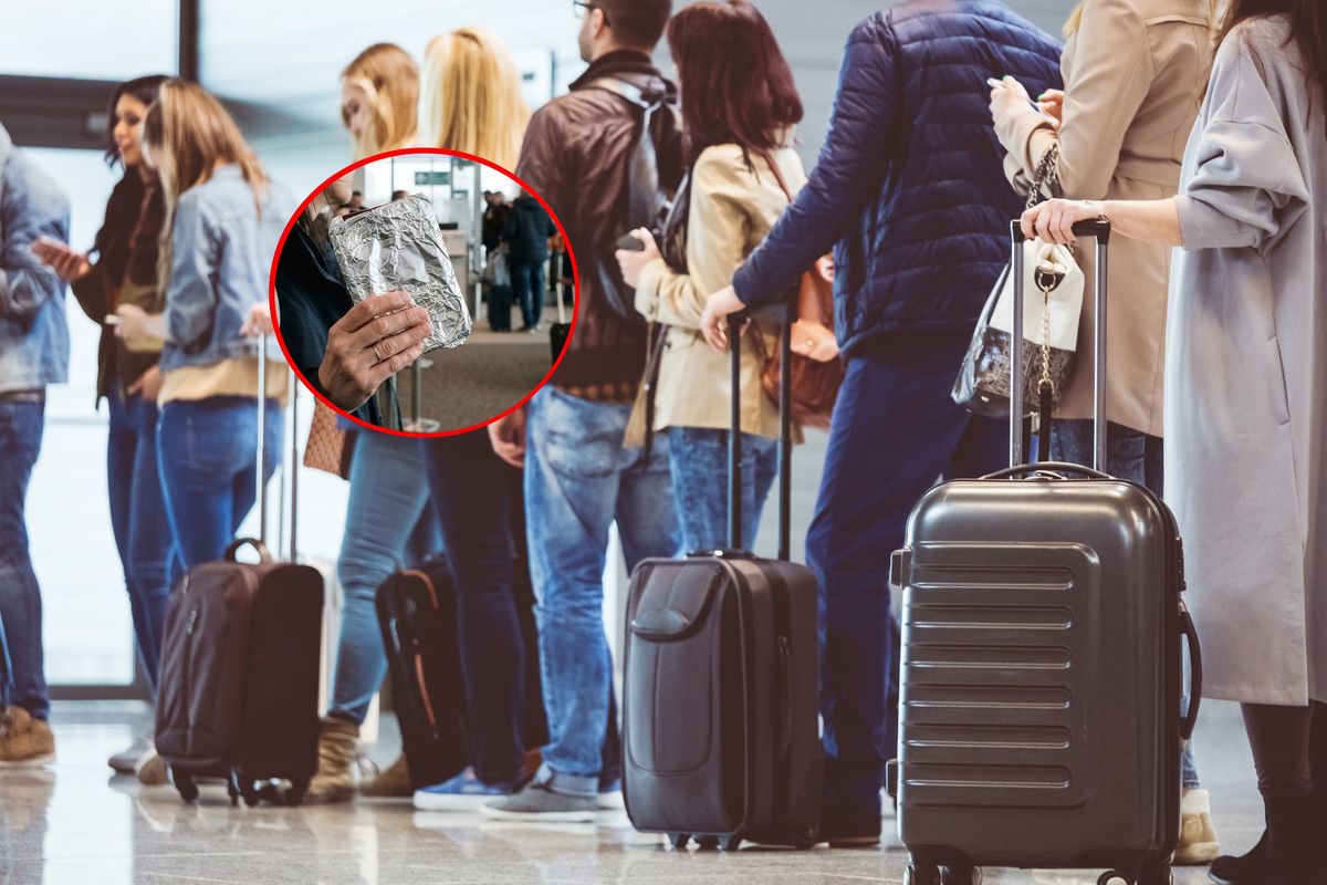 Wrapping passport in aluminum foil at airport does not protect data
