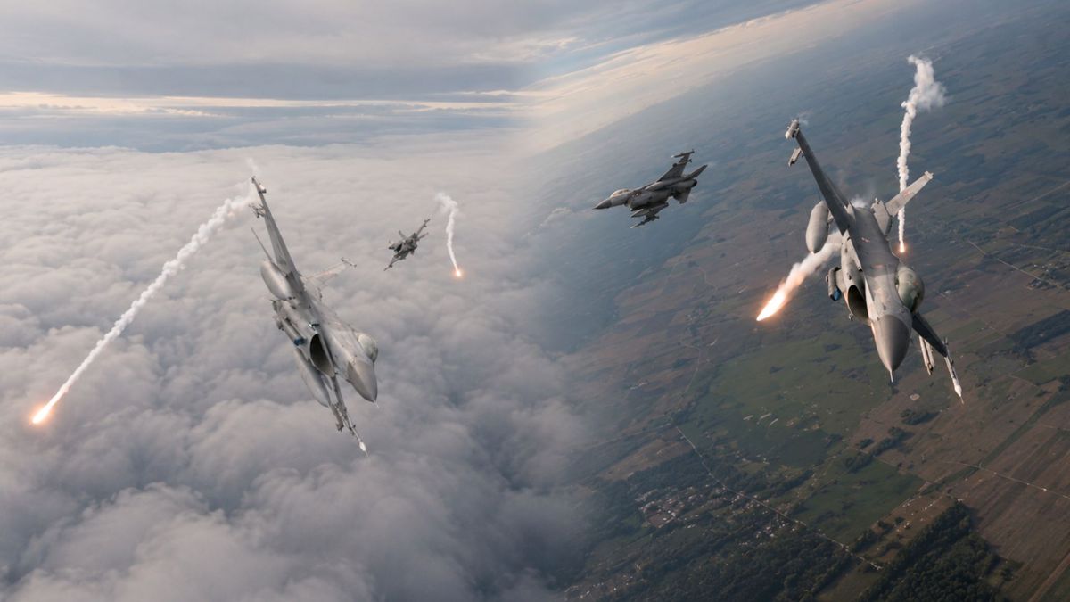 Myśliwce NATO nad Bałtykiem mają mandat do zestrzelenia rosyjskich dronów