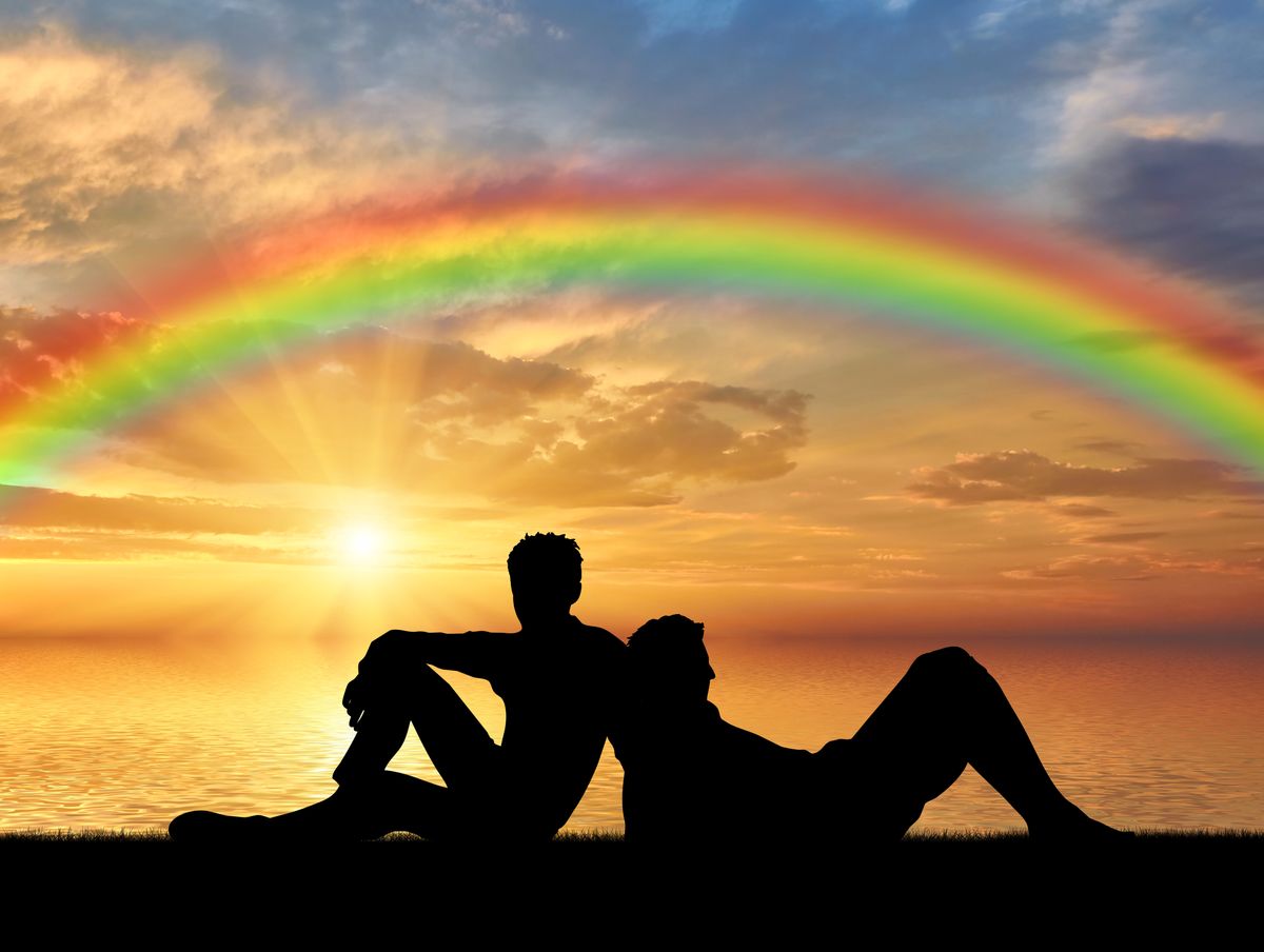 Rainbow couple 726