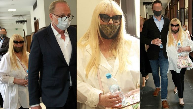 The Masked Maryla Rodowicz And Andrzej Duzynski Pass In Court At The Next Divorce Hearing Photos Archyde