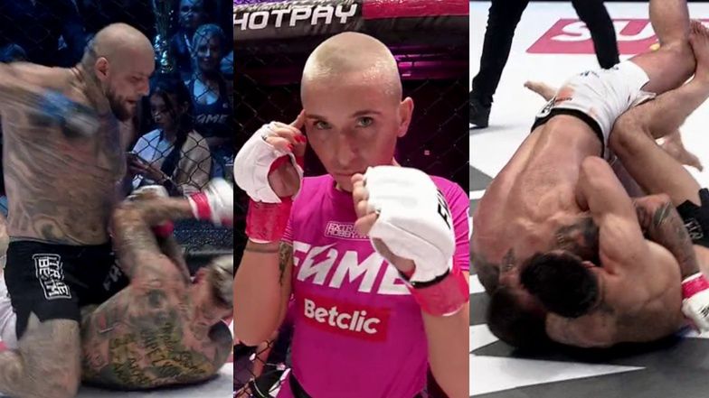 Fame MMA7.  Stifler MASSAGED by Popek.  Marta Linkiewicz triumphs: “I have to go full and break her RYJ” (PHOTOS)