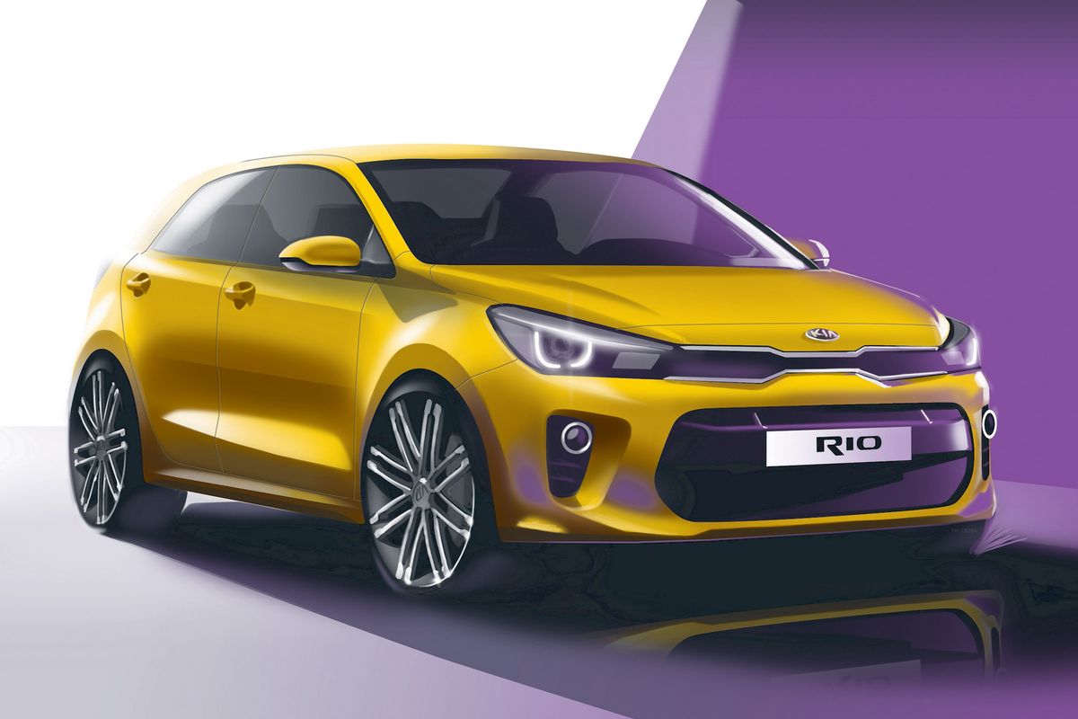 Kia rio iv рестайлинг