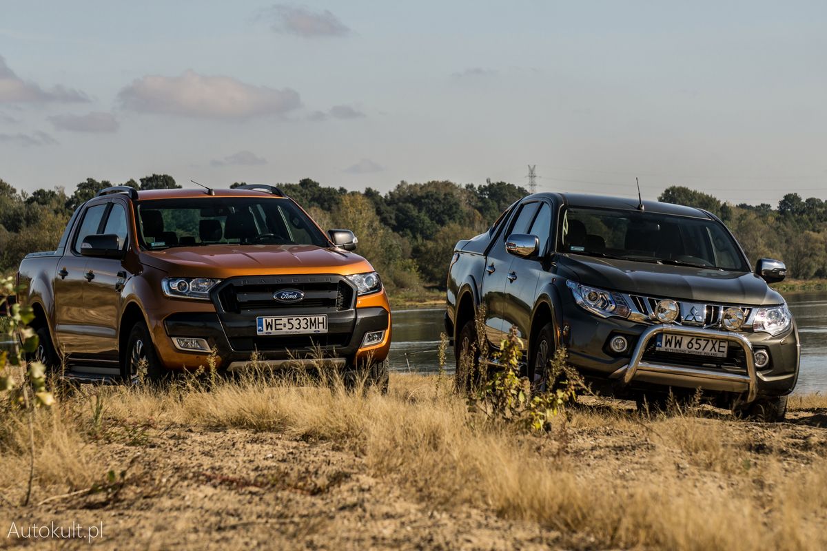 Ford Ranger vs. Mitsubishi L200 zdjęcia Autokult.pl