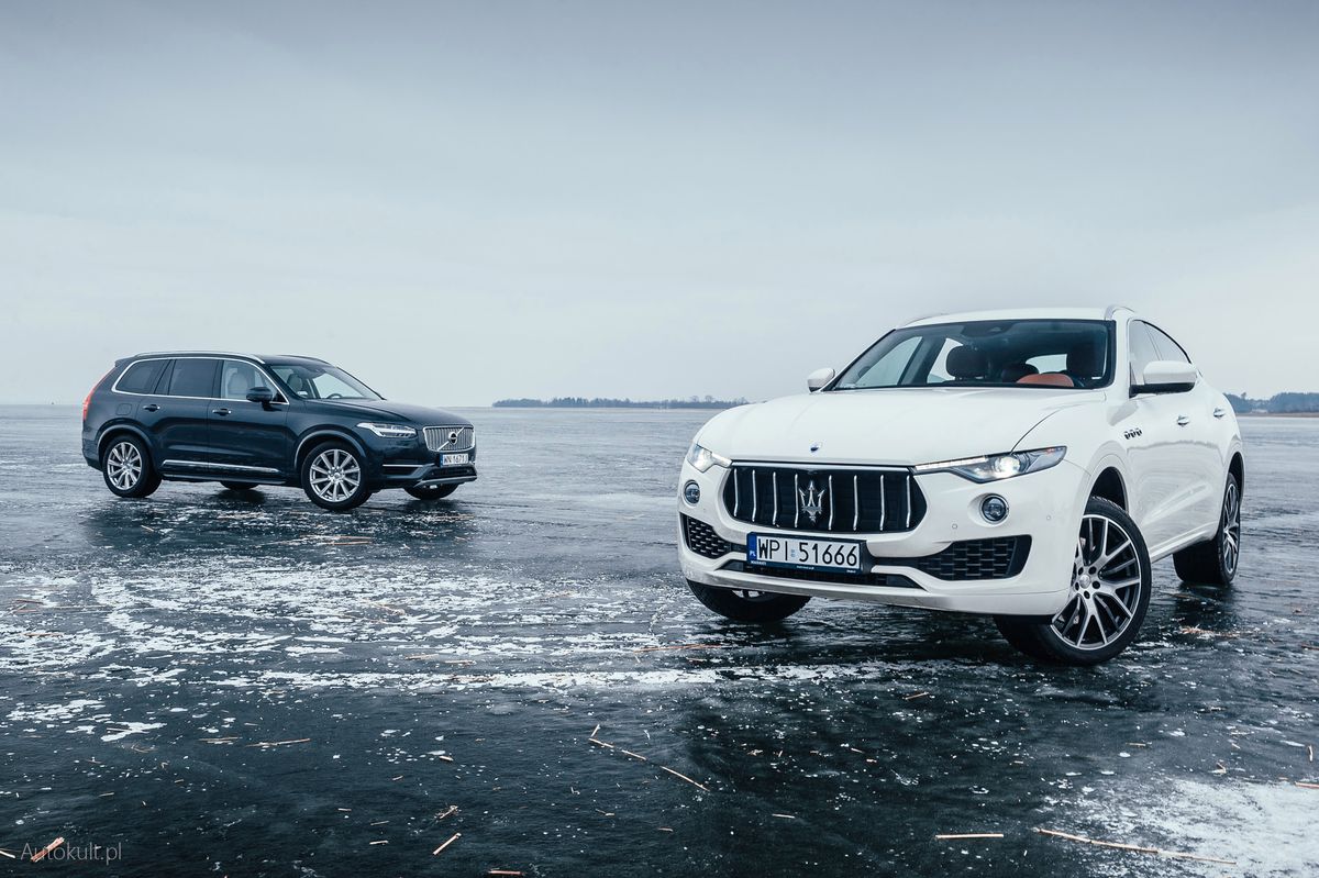 Maserati Levante S vs Volvo XC90 T8 porównanie, test