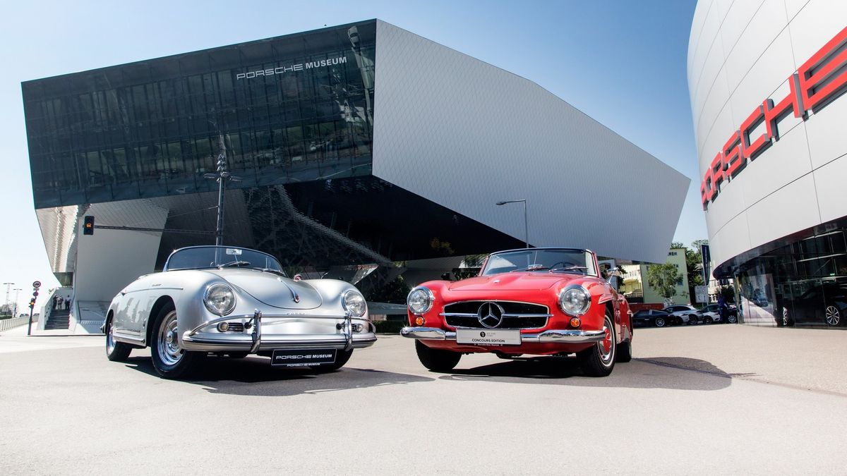 Wielkie muzea Mercedesa i Porsche działają razem dla
