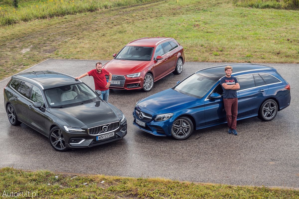 Audi A4, Mercedes Klasy C i Volvo V60 porównanie, opinie
