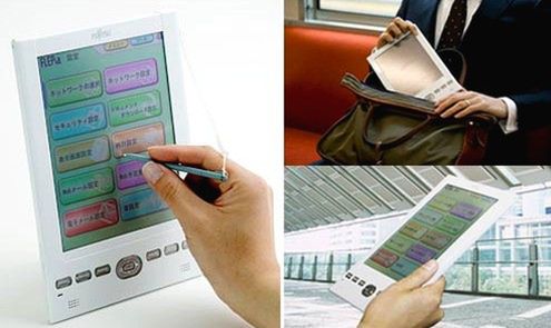 Color e- paper mobile terminal flepia 05 image