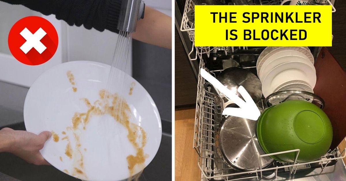 6 Most Common Mistakes We Make While Using Dishwashers