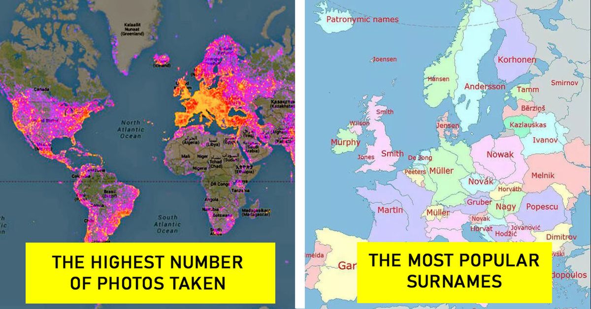 17 Unusual Maps Showing The World In A Rather Unconventional Way MAPS MINI 2