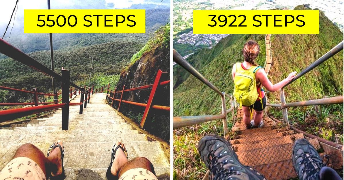 14 Most Extreme Steps In The Worlds. Climbing Them Is A Real Challenge!