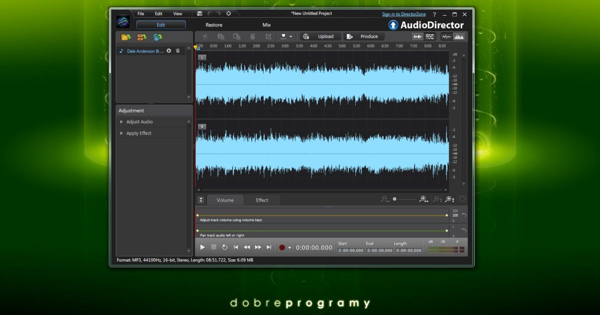 CyberLink AudioDirector 10.0.2315.0 - dobreprogramy