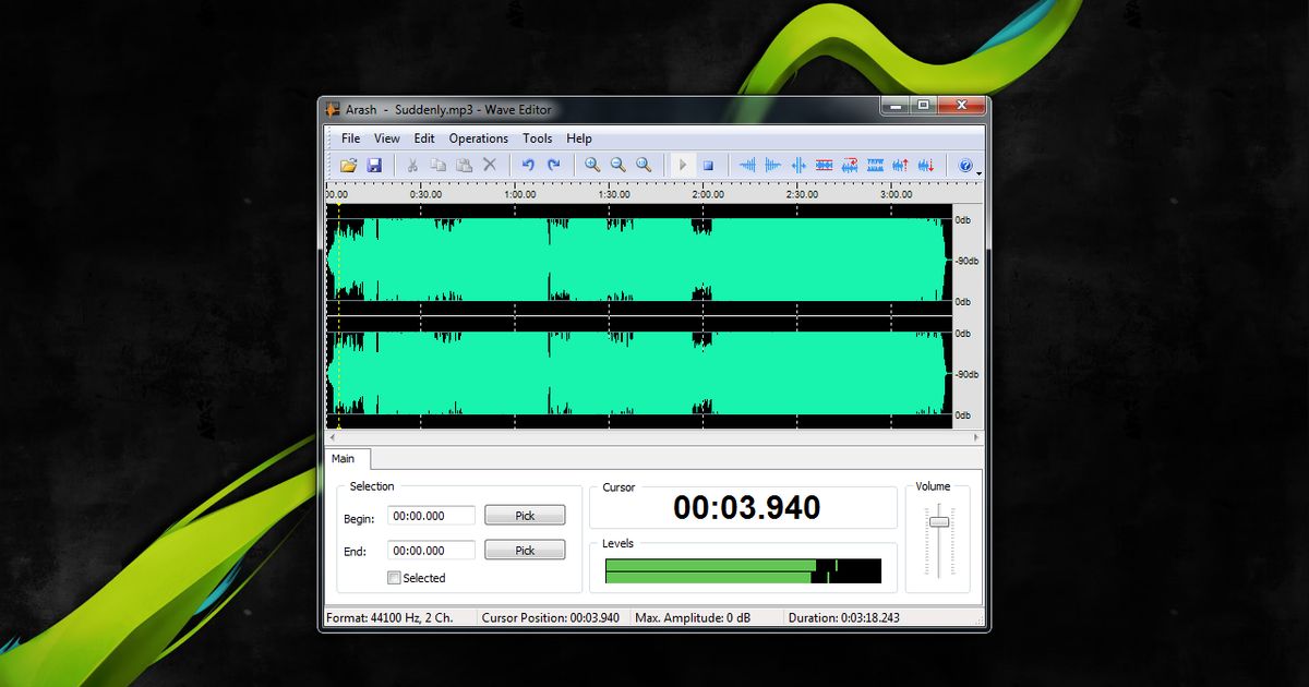 Wave Editor 4.4.3.7 - dobreprogramy