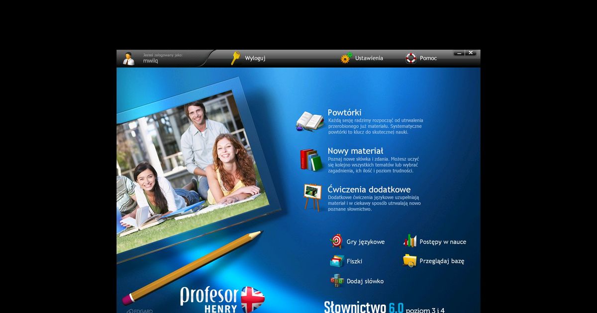 Profesor Henry 6.0 Słownictwo poziom 1 & 2 - dobreprogramy